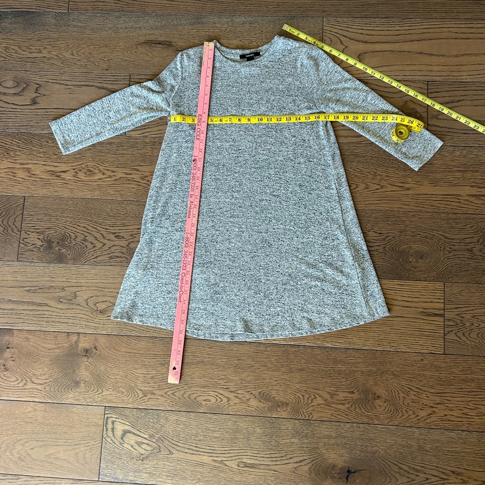 FOREVER21 Fit & Flare Women's Mini Swing Dress
Gray 3/4 Sleeves Dress Size M - Picture 6 of 9